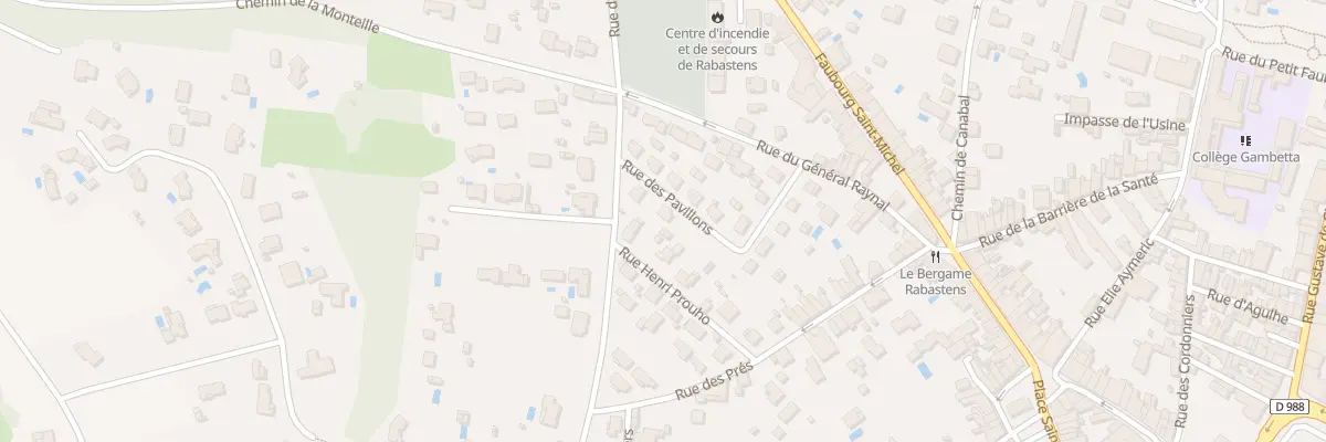 Plan du 11 Rue des Pavillons à Rabastens