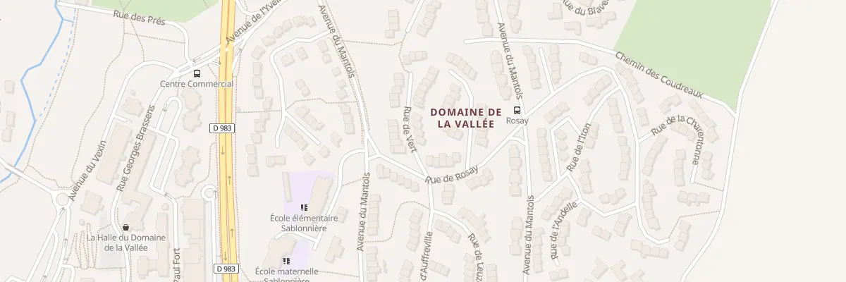 Plan du 2 Rue de Vert à Mantes-la-Ville