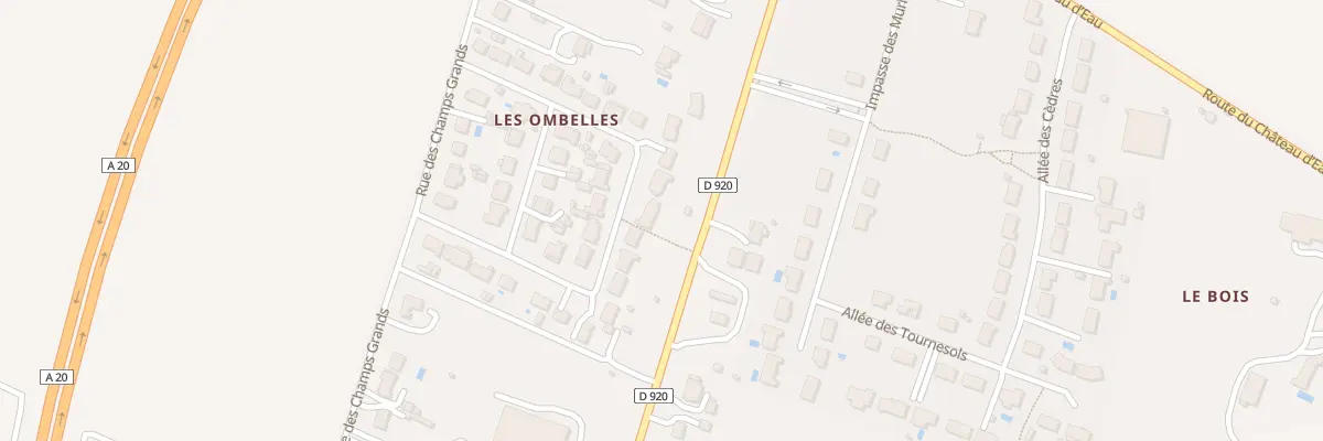 Plan du 24 Rue Jean Mermoz à Coings