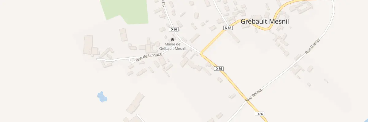 Plan du 1 Rue de la Place à Grébault-Mesnil