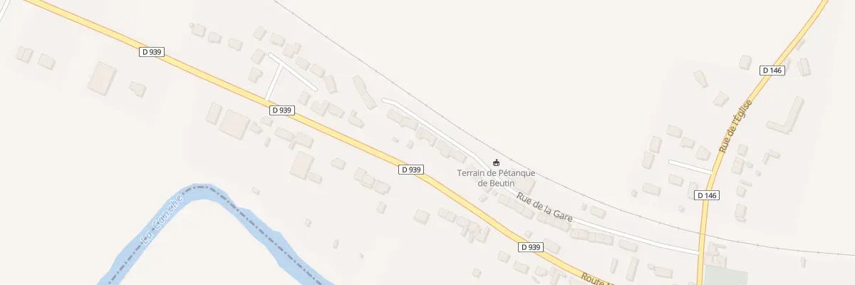 Plan du 37 Rue de la Gare à Beutin