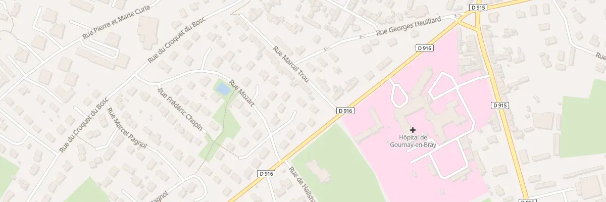 Plan du 7 Rue Claude Debussy à Gournay-en-Bray