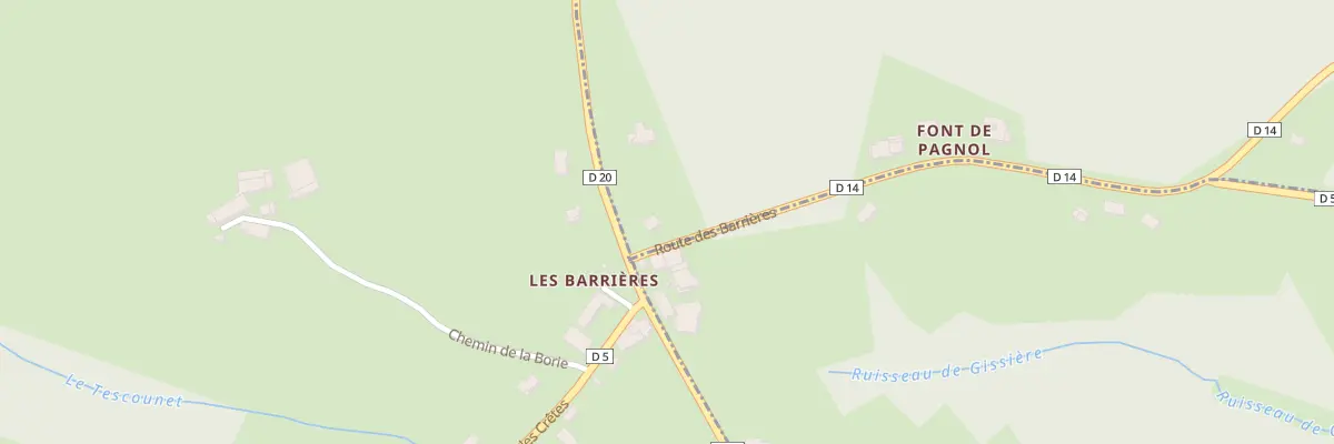 Plan du 42 Rte de Sainte-Catherine à Puycelsi