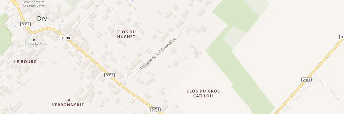 Plan du 5245 Imp de la Clémendière à Dry