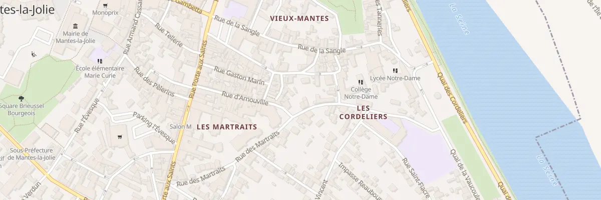 Plan du 22 Rue des Martraits à Mantes-la-Jolie