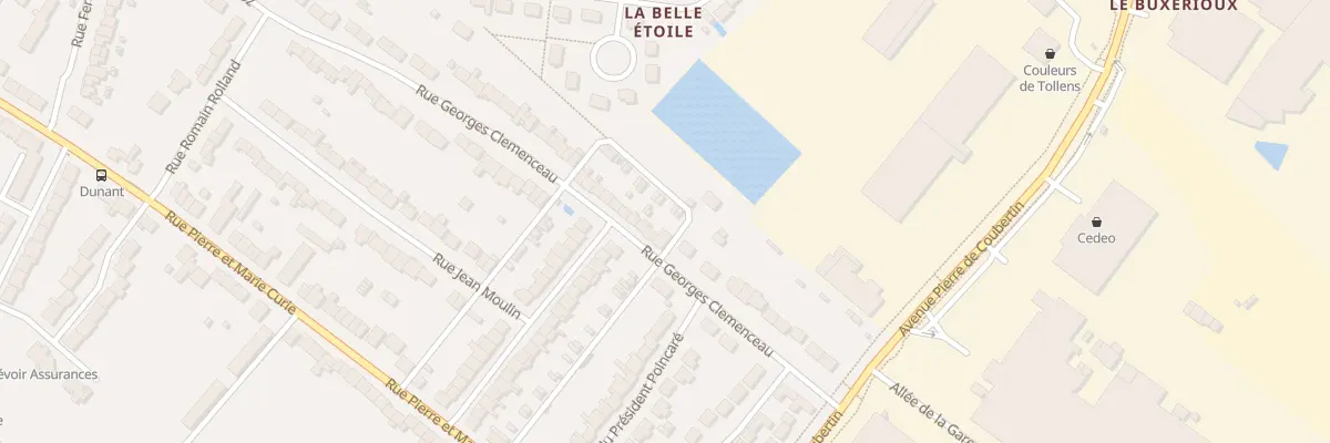 Plan du 53 Rue Georges Clemenceau à Châteauroux