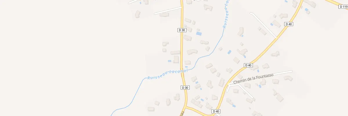 Plan du 18 Av de la Tiège aux Pujols