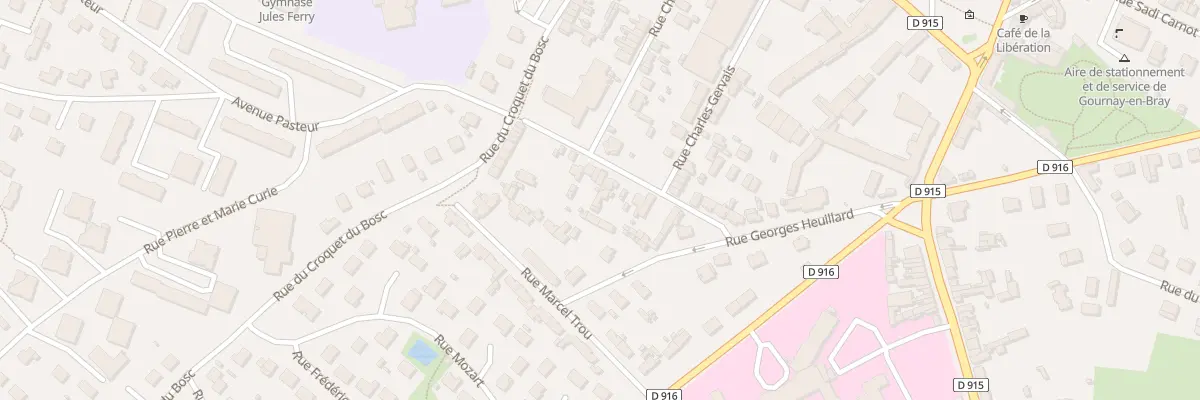 Plan du 9015 Rue des Oseraies à Gournay-en-Bray