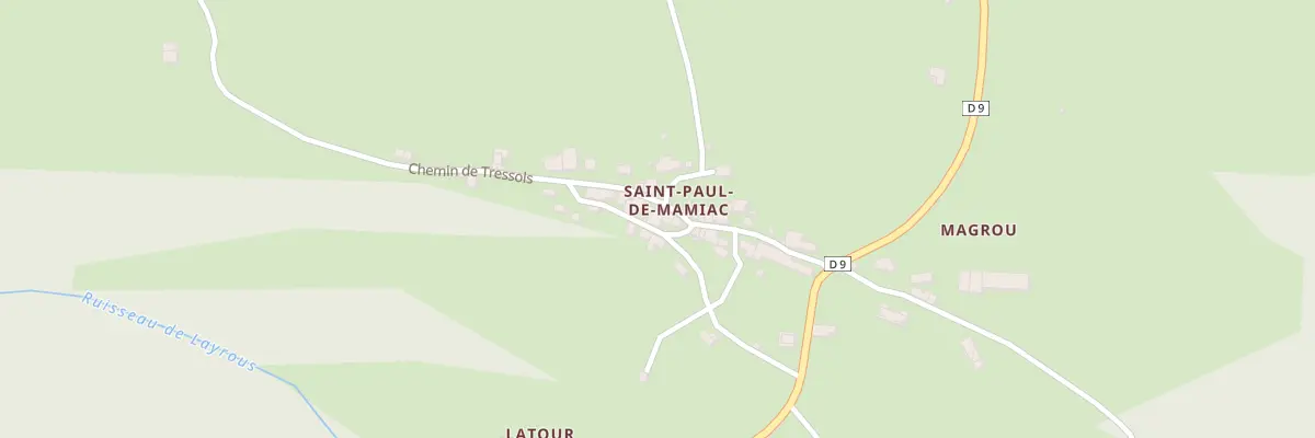 Plan du 7 Che des Granges de Saint Paul à Penne
