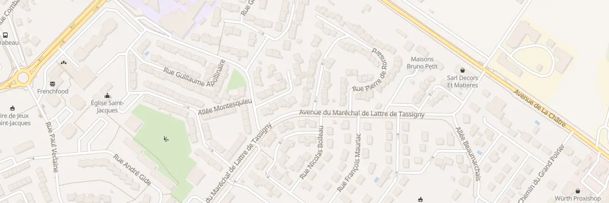 Plan du 72 Rue Pierre de Ronsard à Châteauroux