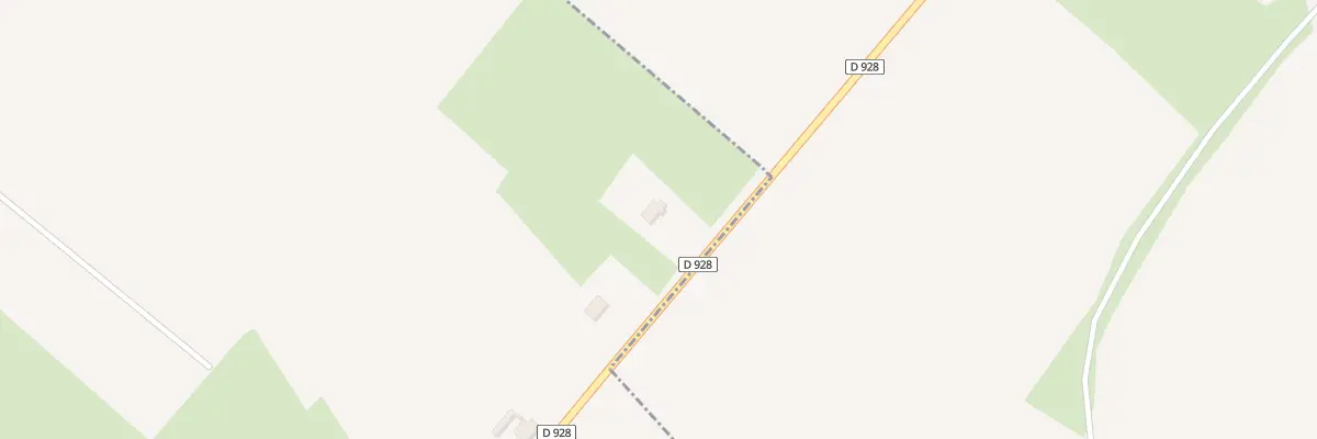 Plan du 45 Rte Nationale à Martainneville