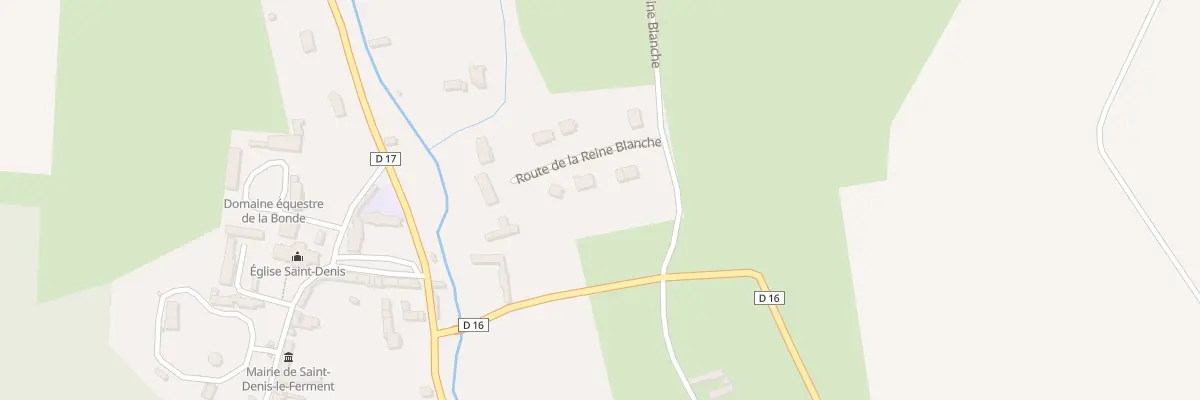 Plan du 2 Rte de la Reine Blanche à Saint-Denis-le-Ferment