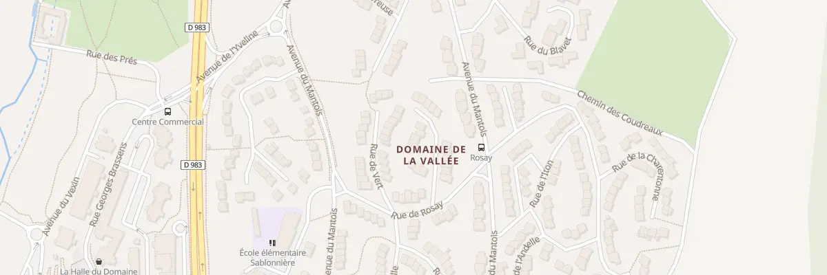 Plan du 9 Rue de Brasseuil à Mantes-la-Ville