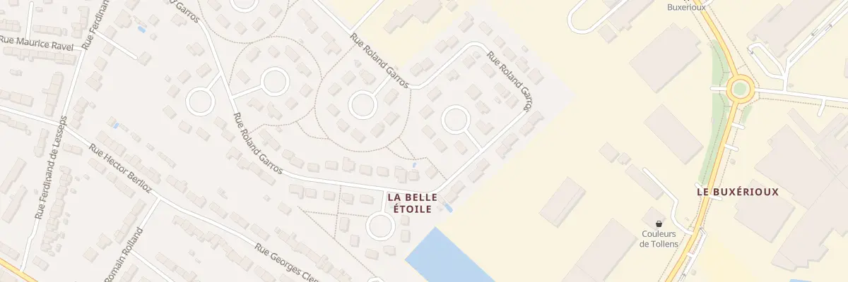 Plan du 88 Rue Roland Garros à Châteauroux