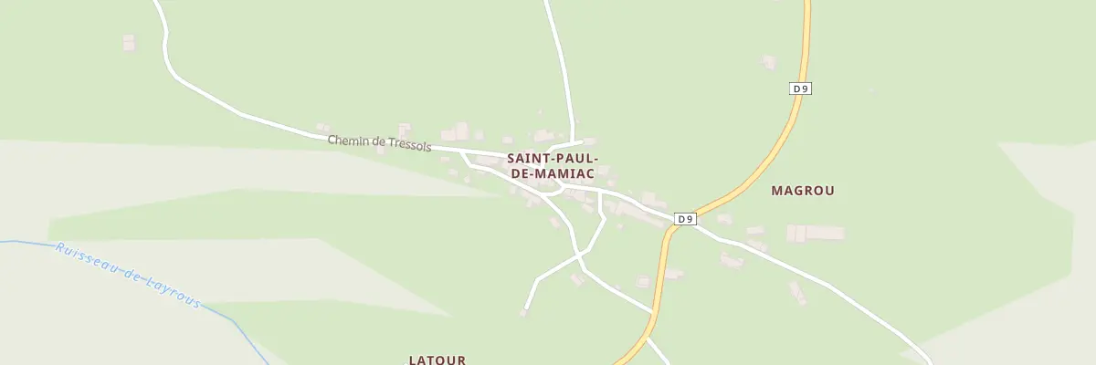Plan du 7 Che de Tressols à Penne