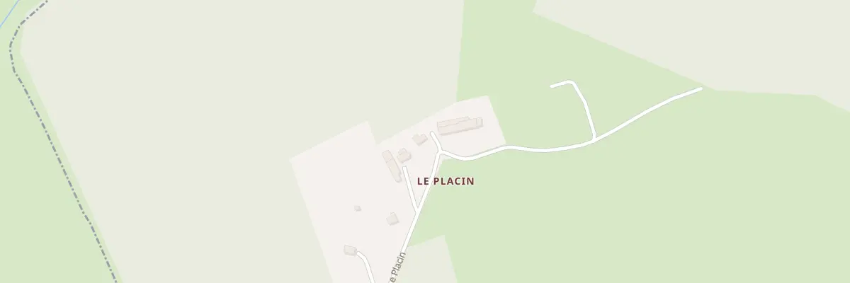 Plan du 7 Le Placin à Bourganeuf