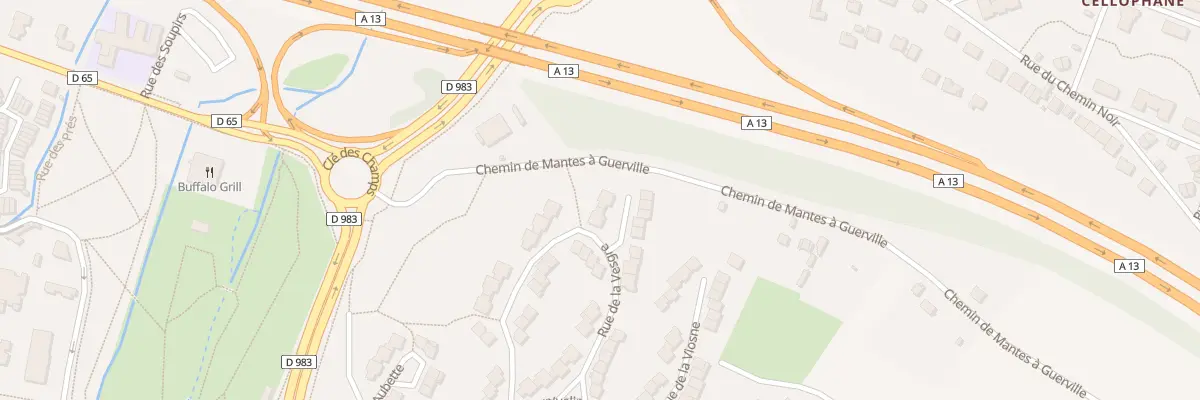 Plan du 27 Rue de la Vesgre à Mantes-la-Ville