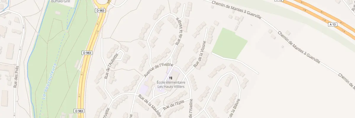 Plan du 51 Rue de la Vesgre à Mantes-la-Ville