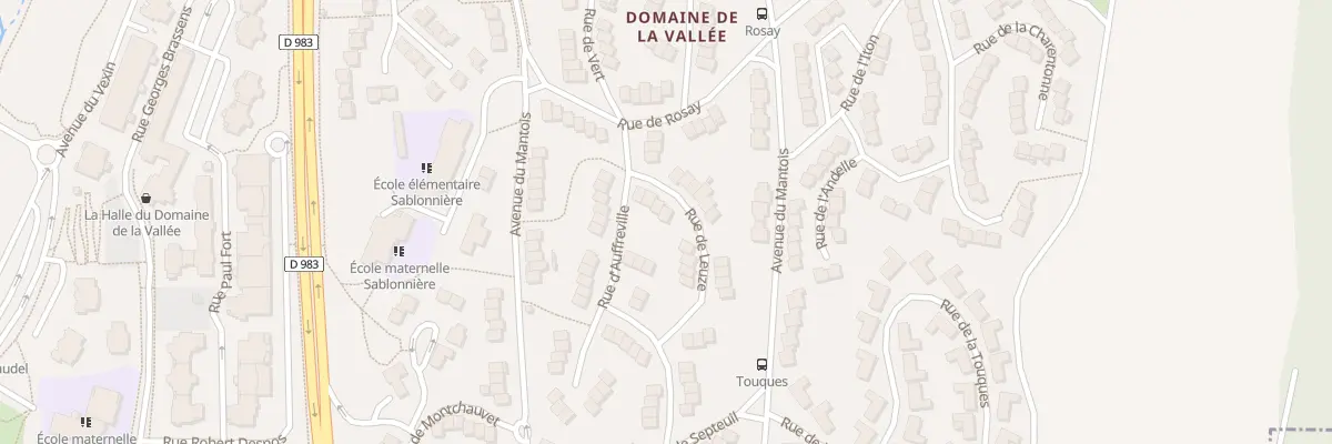 Plan du 8 Rue de Leuze à Mantes-la-Ville