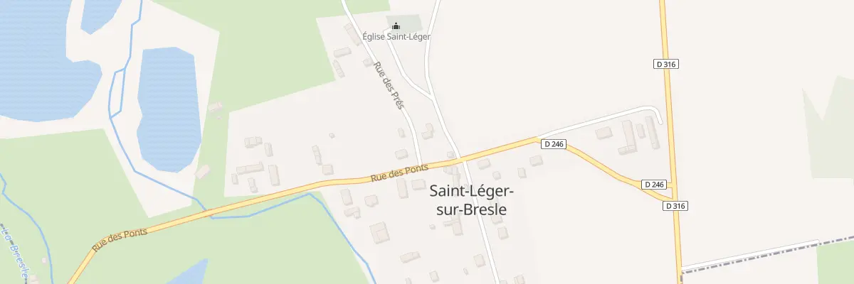 Plan du 2 Rue des Pres à Saint-Léger-sur-Bresle