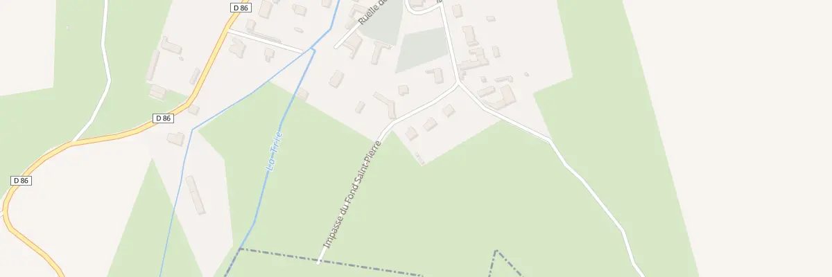 Plan du 7 Imp du Fond Saint Pierre à Miannay