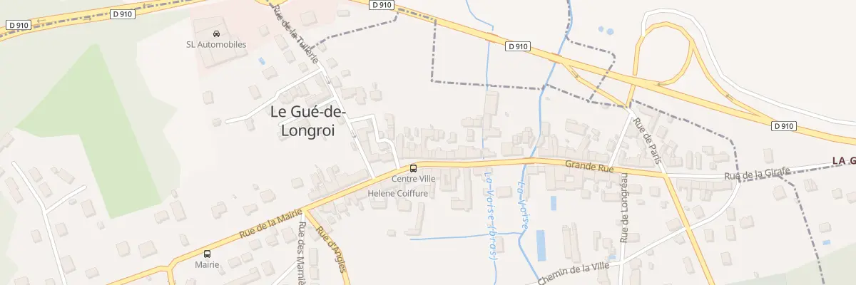 Plan du 40 Grande Rue au Gué-de-Longroi