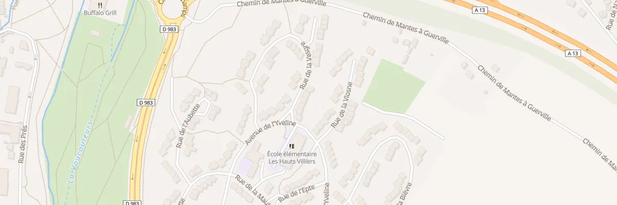 Plan du 47 Rue de la Vesgre à Mantes-la-Ville