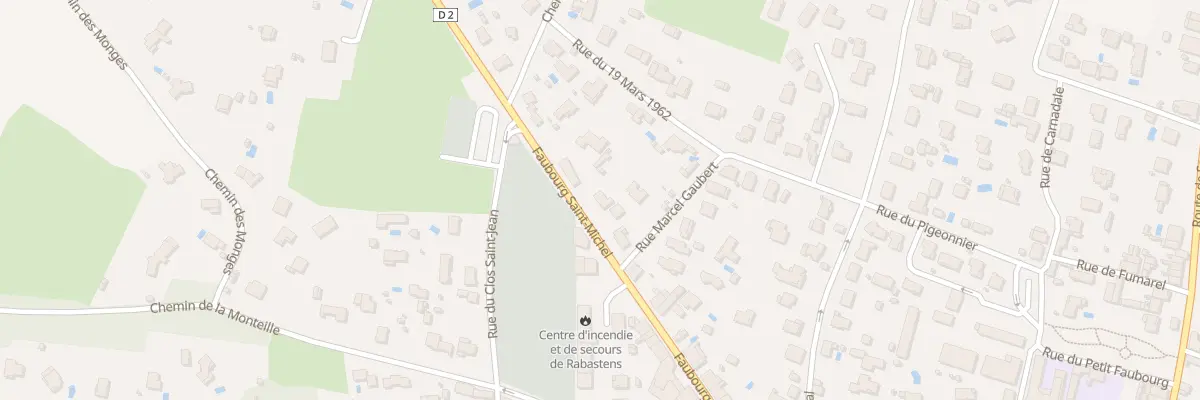 Plan du 6 Rte de Salvagnac à Rabastens