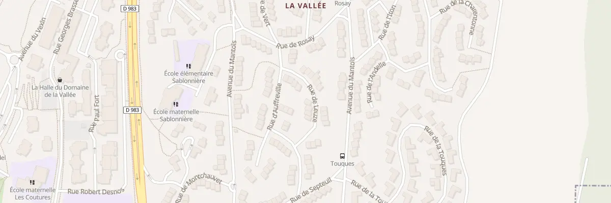 Plan du 10 Rue de Leuze à Mantes-la-Ville