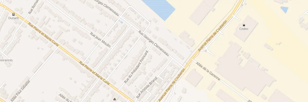Plan du 46 Rue Georges Clemenceau à Châteauroux