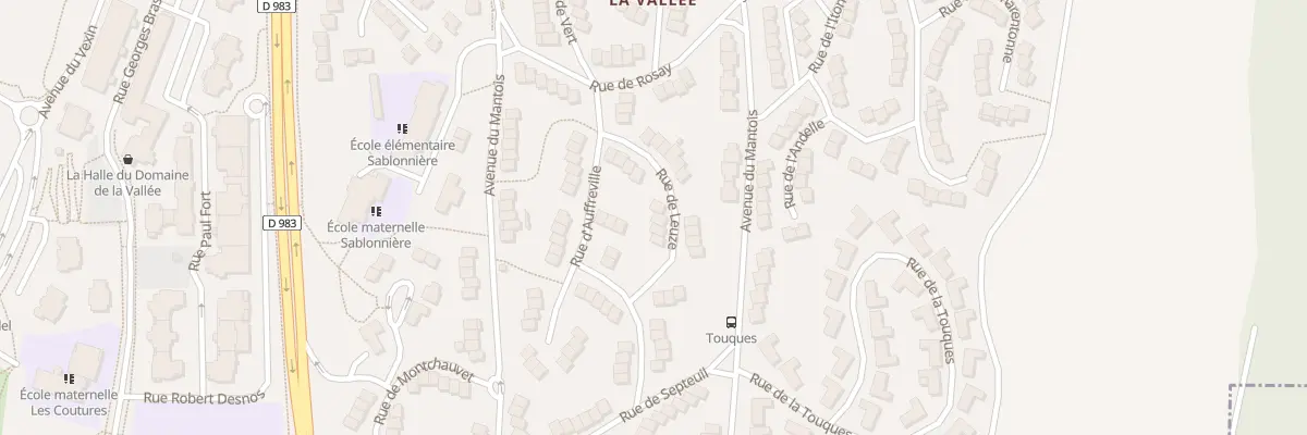 Plan du 12 Rue de Leuze à Mantes-la-Ville