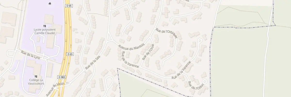 Plan du 4 Rue de l’Orne à Mantes-la-Ville