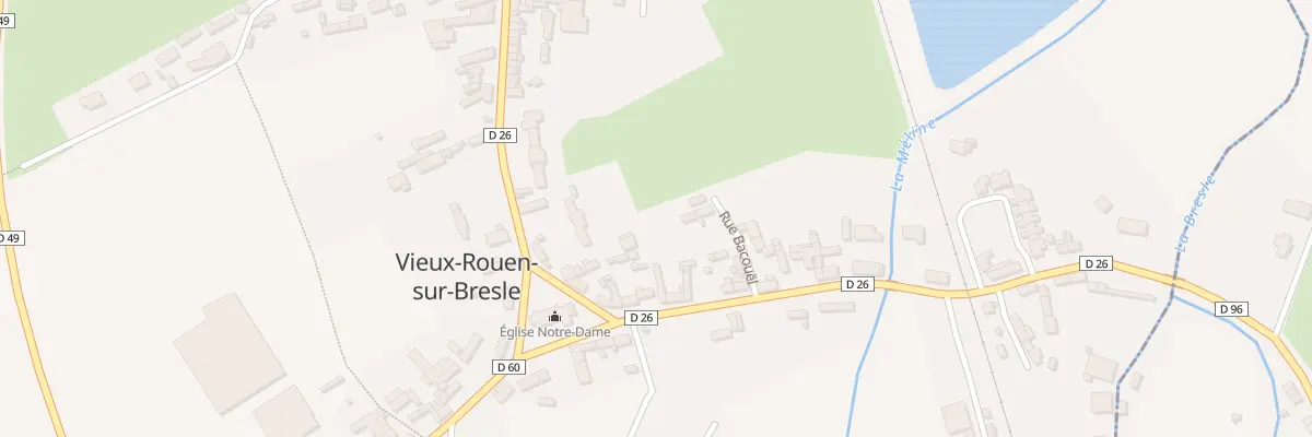 Plan du 3 Rue Bacouel à Vieux-Rouen-sur-Bresle