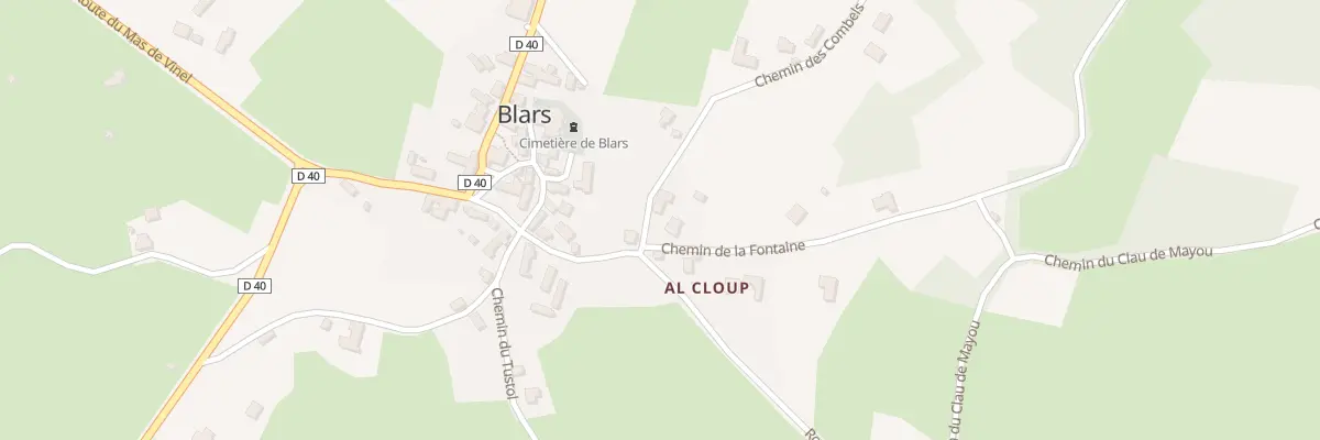 Plan du 5 Chem de la Fontaine à Blars