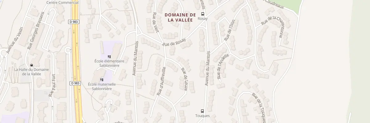 Plan du 5 Rue de Leuze à Mantes-la-Ville