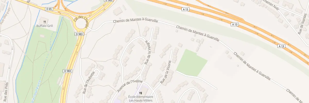 Plan du 41 Rue de la Vesgre à Mantes-la-Ville