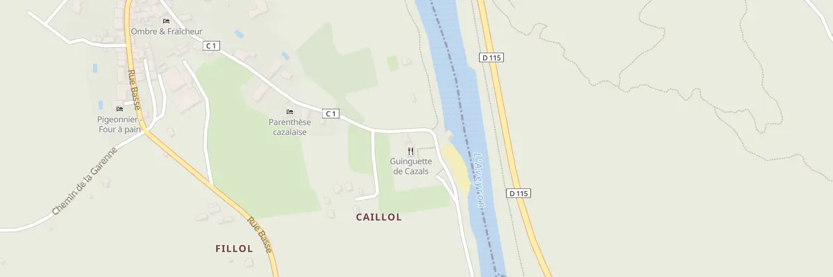 Plan du 5102 Caillol à Cazals