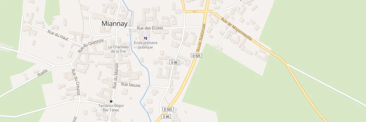 Plan du 5 Rue de l’Abbaye à Miannay