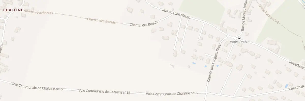Plan du 8 Che des Boeufs à Émancé