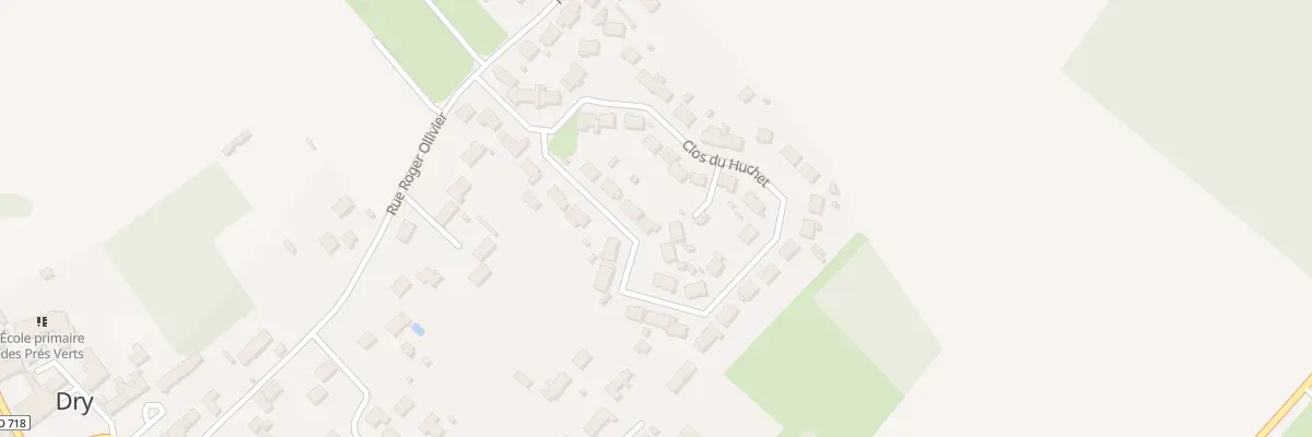 Plan du 171 Clos du Huchet à Dry