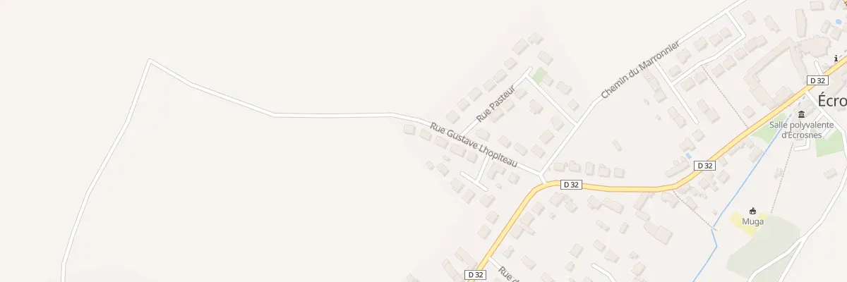 Plan du 7 Rue Gustave Lhopiteau à Écrosnes
