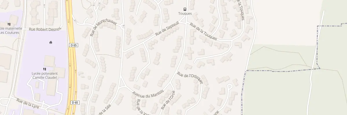 Plan du 54 Av du Mantois à Mantes-la-Ville