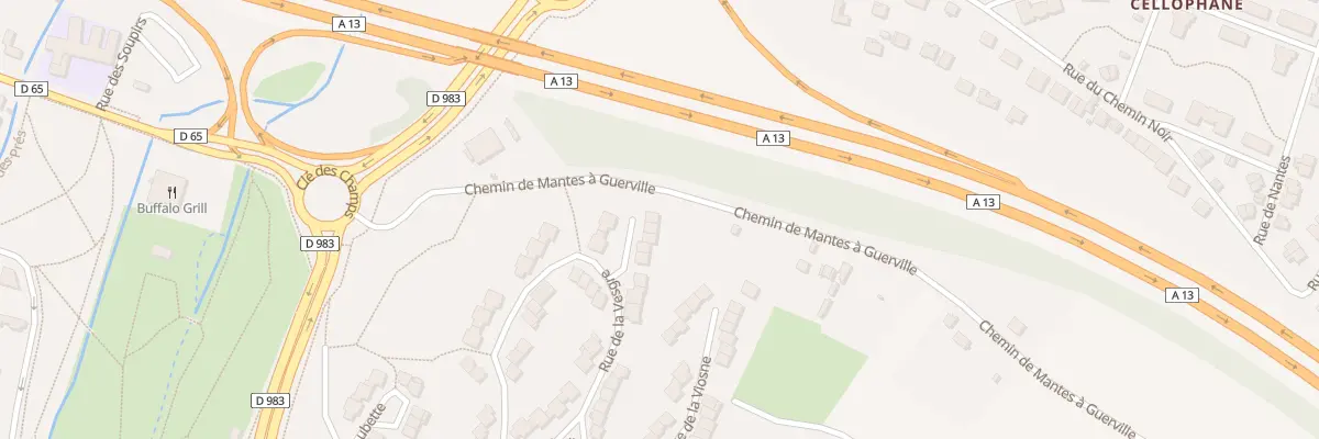Plan du 29 Rue de la Vesgre à Mantes-la-Ville