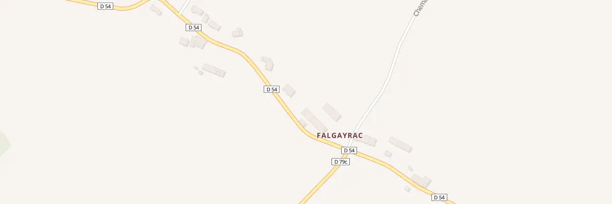 Plan du 22 Hameau de Falgayrac à Caragoudes