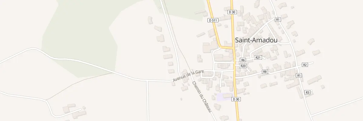 Plan du 4 Av de la Gare à Saint-Amadou
