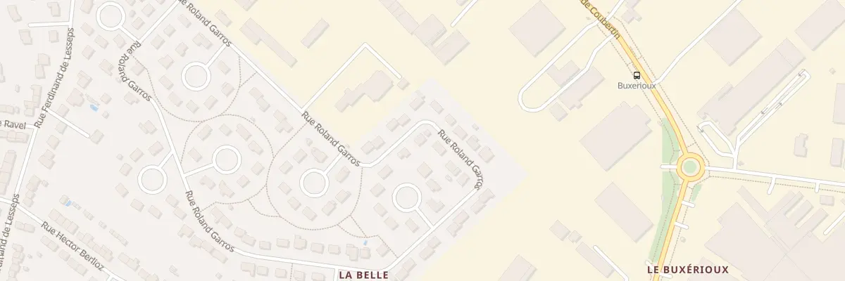 Plan du 68 Rue Roland Garros à Châteauroux
