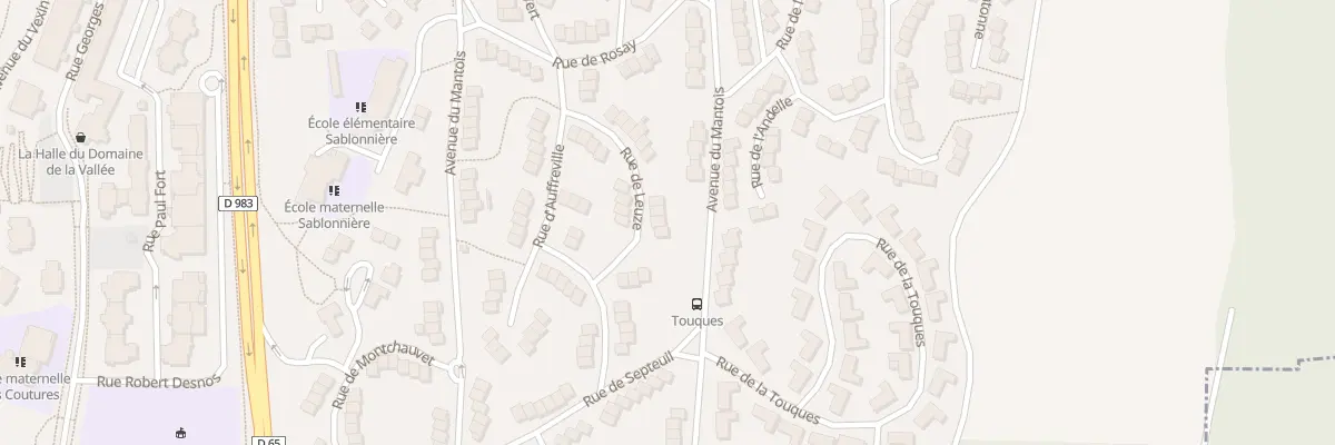 Plan du 17 Rue de Leuze à Mantes-la-Ville
