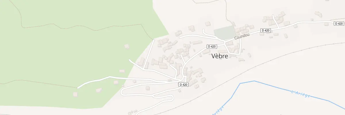 Plan du 50 La Place à Vèbre