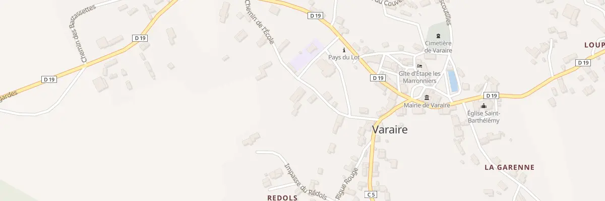 Plan du 127 Che de l’Ecole à Varaire