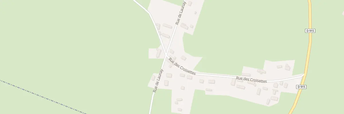 Plan du 33 Rue des Croisettes à Ernemont-la-Villette